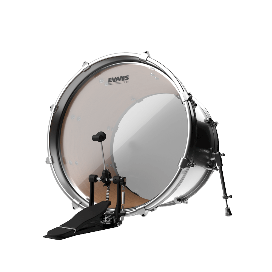 EVANS Parches para batería, serie G1 transparente