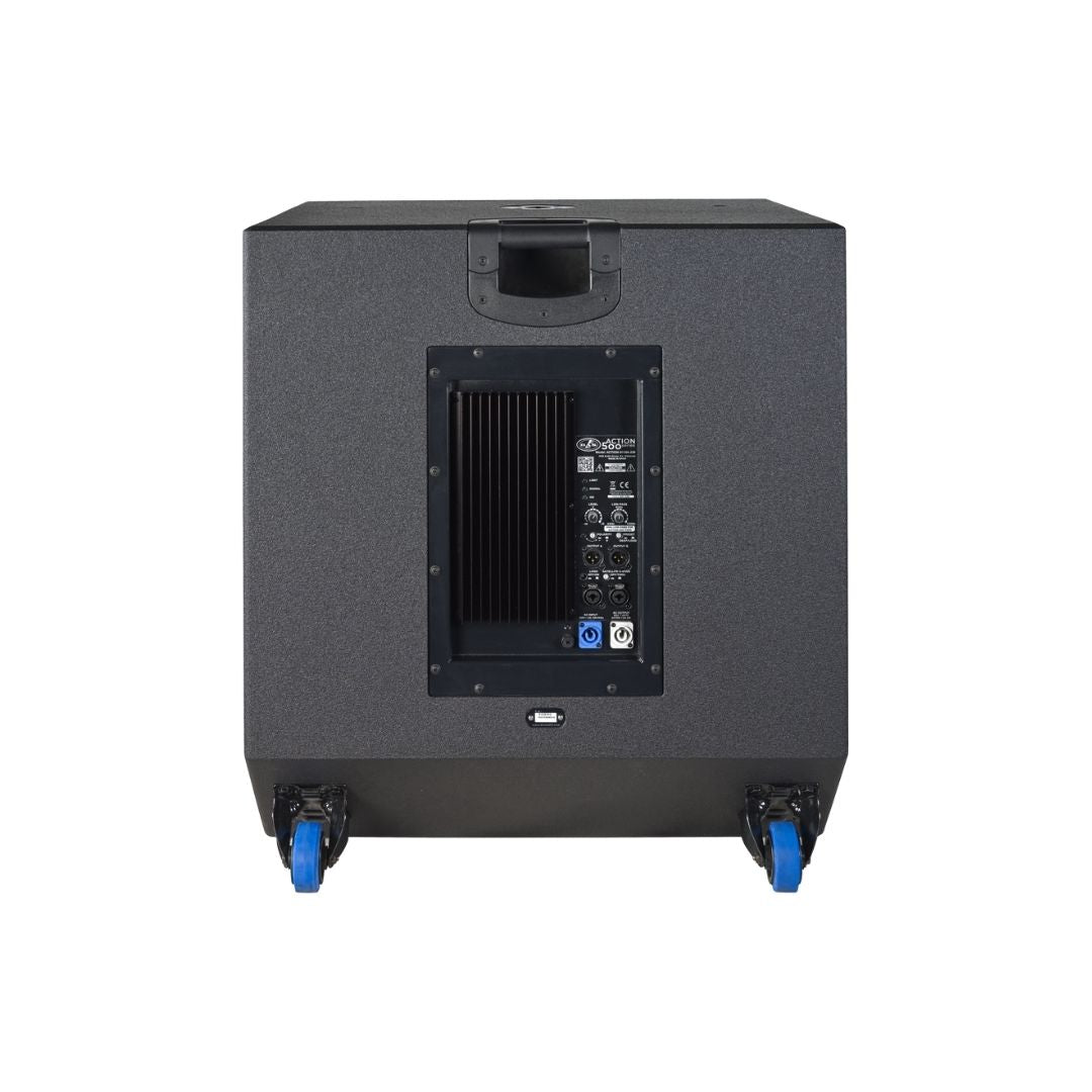 ACTIONS118A Corneta sub bajo, amplificada, posee 1-18", 1600Wrms