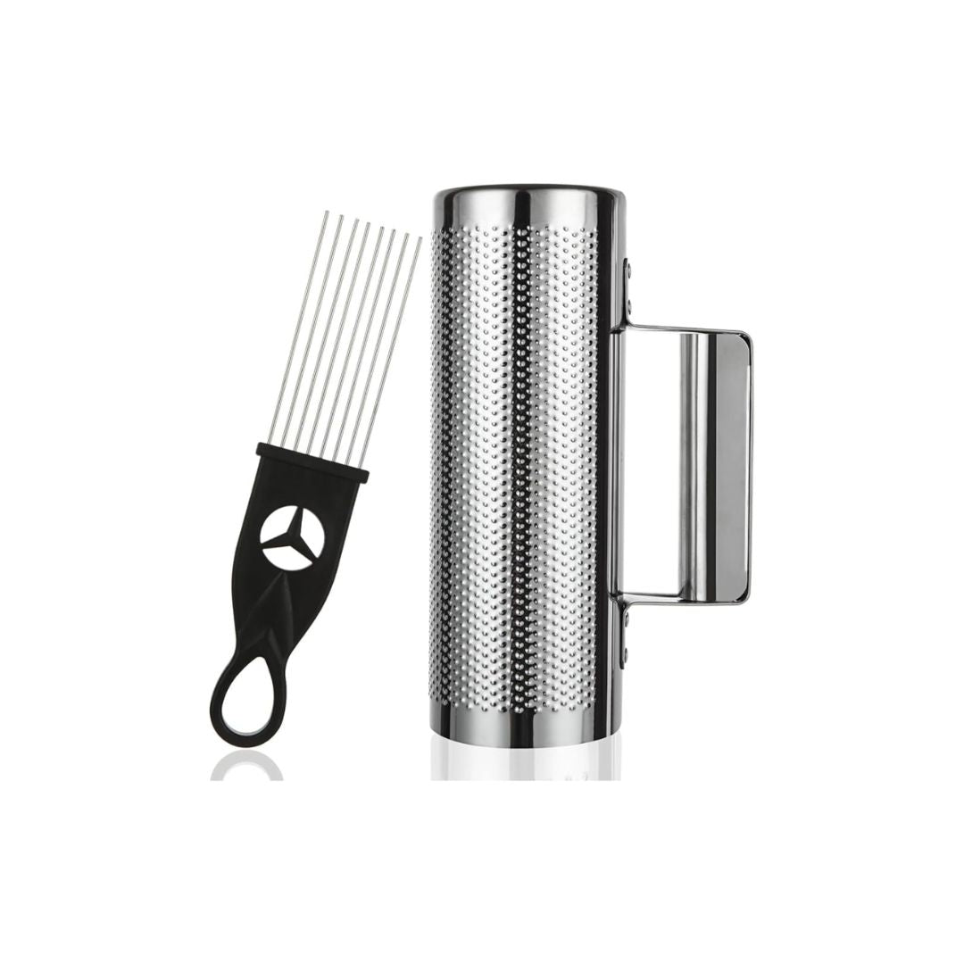 AFG08 Guiro de metal, incluye el scraper