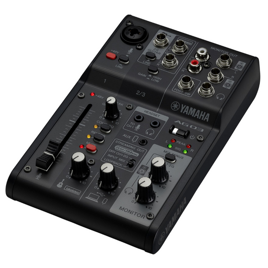AG03MK2 Interfaz de audio para streaming color negro