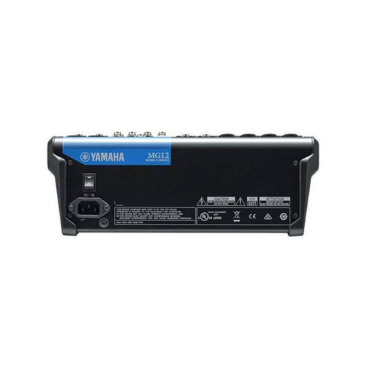 MG12 Consola de audio. Canales: 6mics+4mono+4estereo. 2grou +1est bus. 2aux