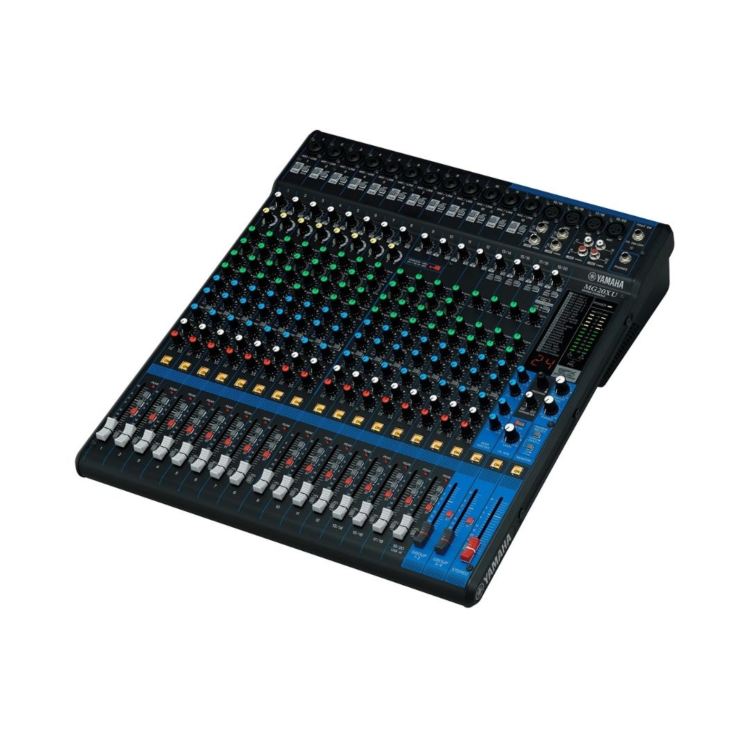 MG20XU Consola de audio+USB.Canales:16mics+12mono+4str,4group+1strbus.4aux.Fx