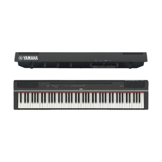 P125AB Piano electronico de 88 teclas, negro, no incluye el PA150B