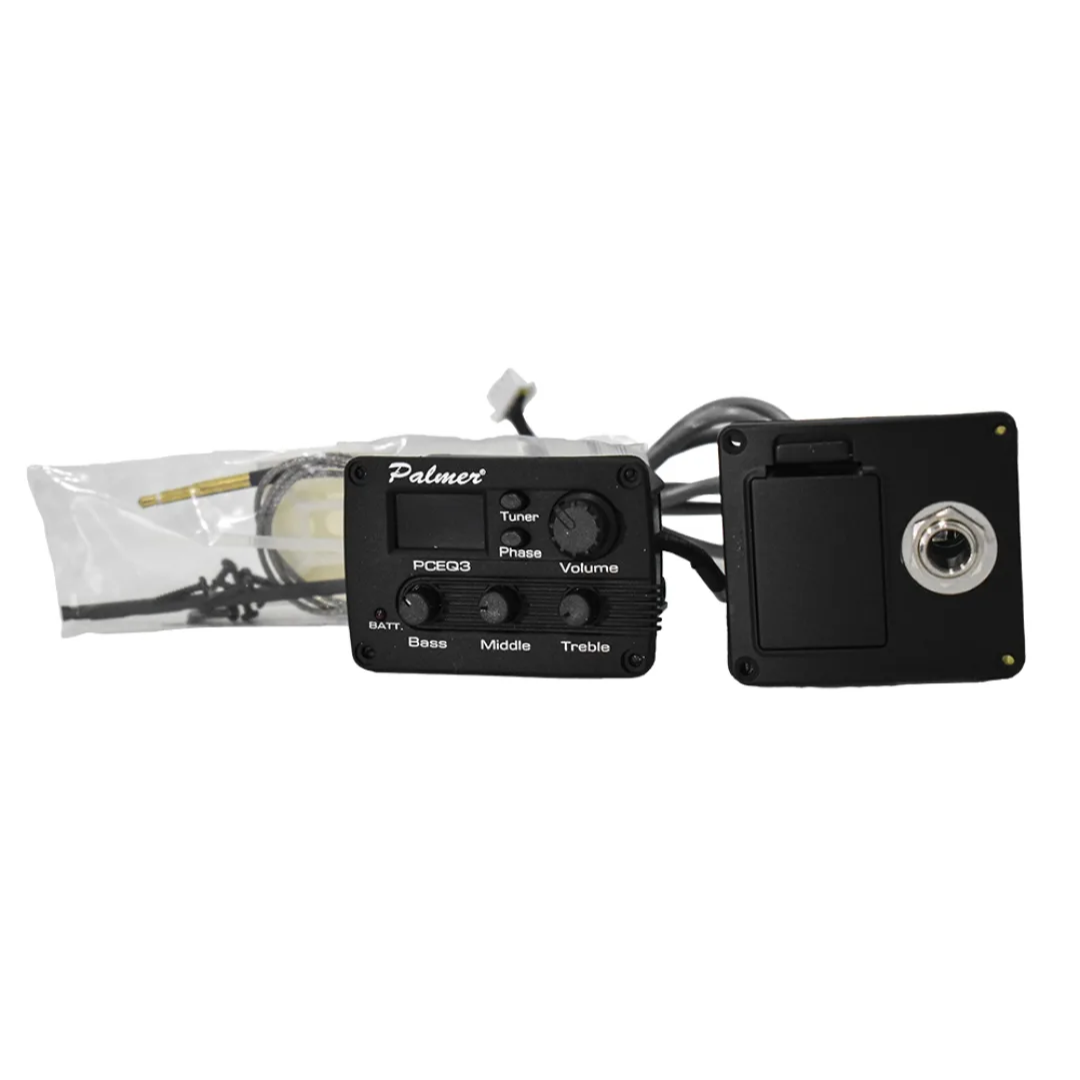 PCEQ3 Pre amplificador con EQ + mic para guitarra acústica