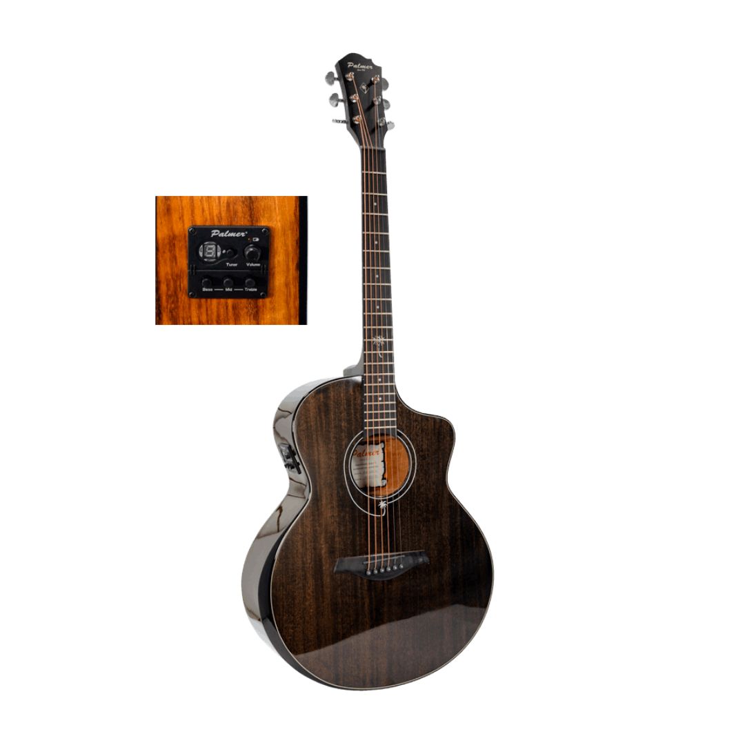 PF32CEQ Guitarra electroacústica, cuerdas de metal, folk, varios colores