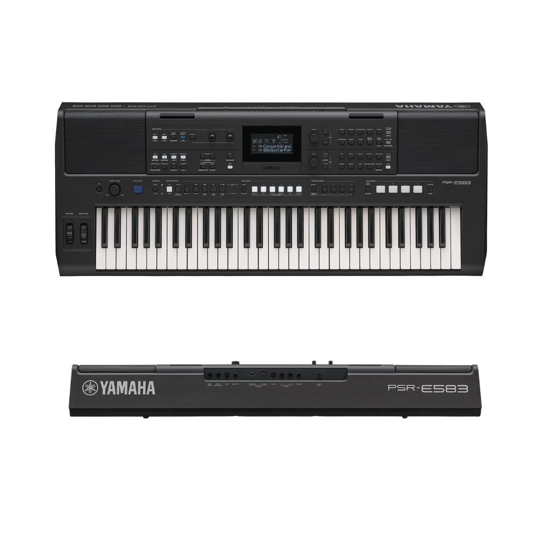 PSRE583 Teclado de 61 teclas, no incluye el transformador PA300C