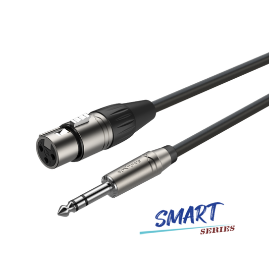 Cable XLRF - plug ¼" TS. Smart, varias longitudes