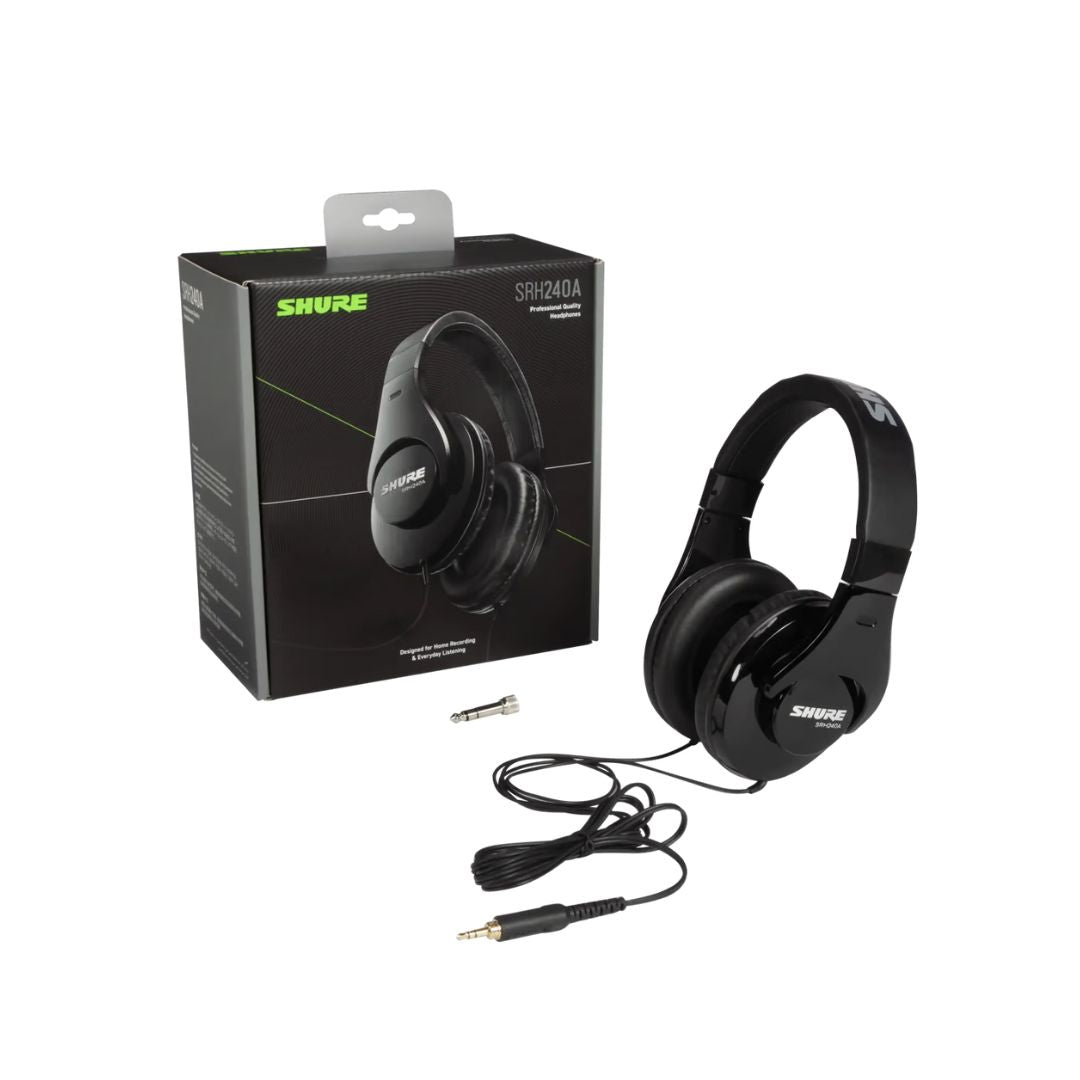 SRH240A Audífonos estéreo, tipo cerrado,107dB/1mW, 20Hz-20kHz