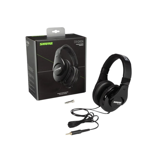 SRH240A Audífonos estéreo, tipo cerrado,107dB/1mW, 20Hz-20kHz