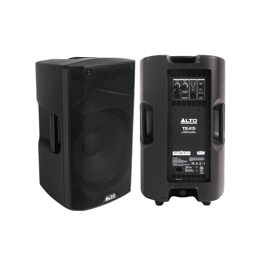 TX415 Corneta full rango amplificada posee 1-.15" 700W, bluetooth