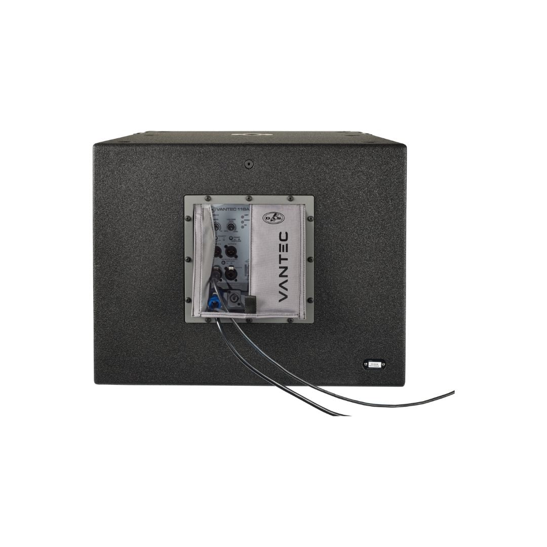 VANTEC118A Corneta sub bajo amplificado, posee 1-18", 1000 Wrms