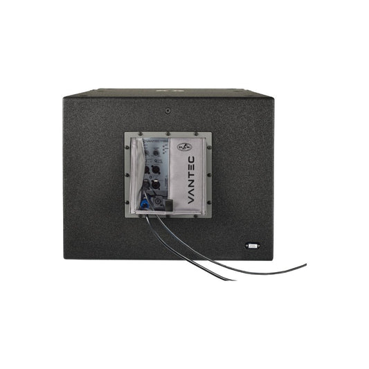 VANTEC118A Corneta sub bajo amplificado, posee 1-18", 1000 Wrms