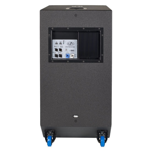 VANTEC218A Corneta sub bjo, amplificada, posee 2-18", 4000W,140dB