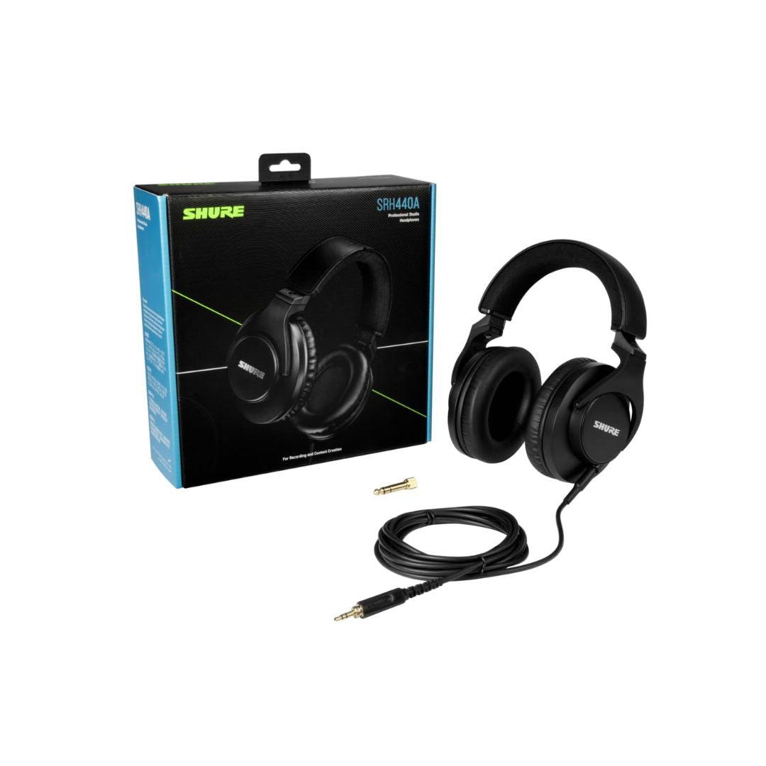 SRH440A Audífonos estéreo tipo cerrado,105dB/1mW, 10-22000Hz, Z:44ohmios