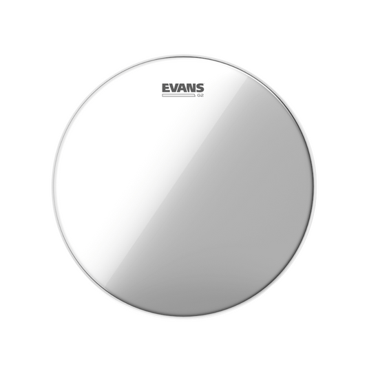 EVANS Parches para batería, serie G2, transparente