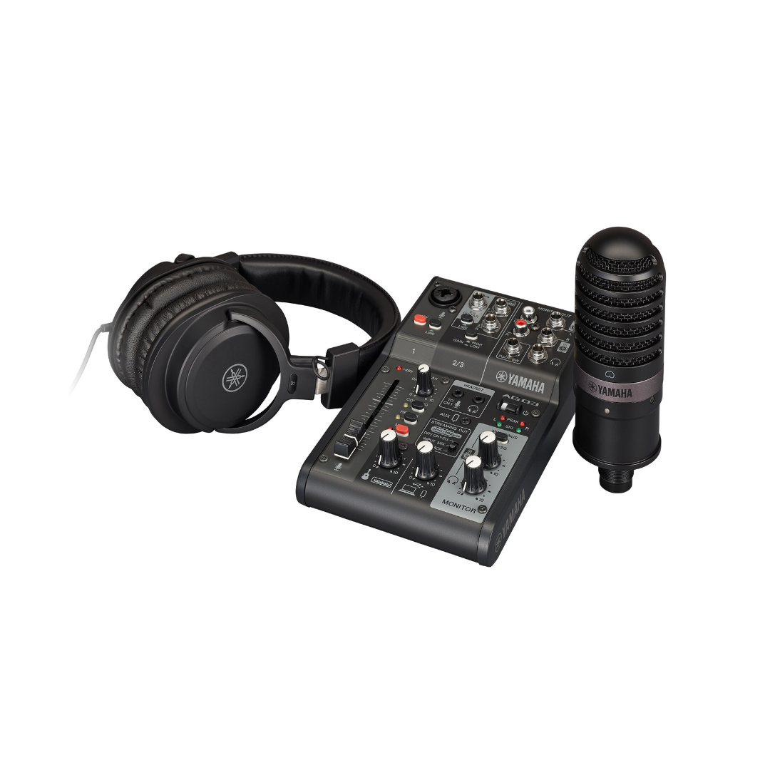AG03MKIIBLSPKN Interfaz de audio para streaming. Pack color negro