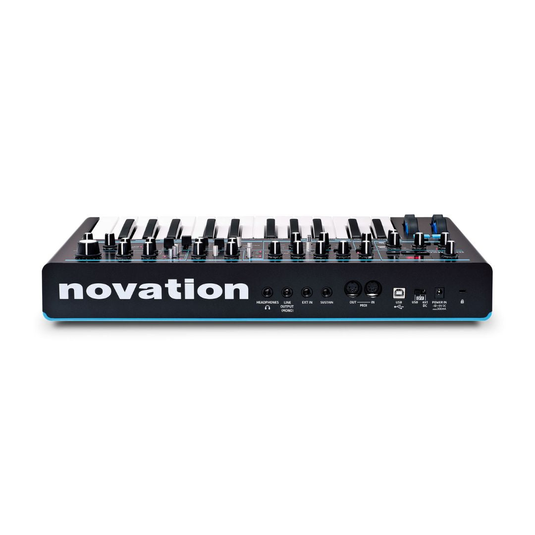 BASSSTATIONII Teclado sintetizador de 37 teclas