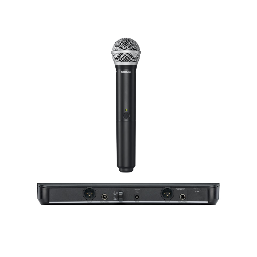 BLX288/PG58-J10 2 Micrófonos inalámbricos de mano, 584 to 608 MHz