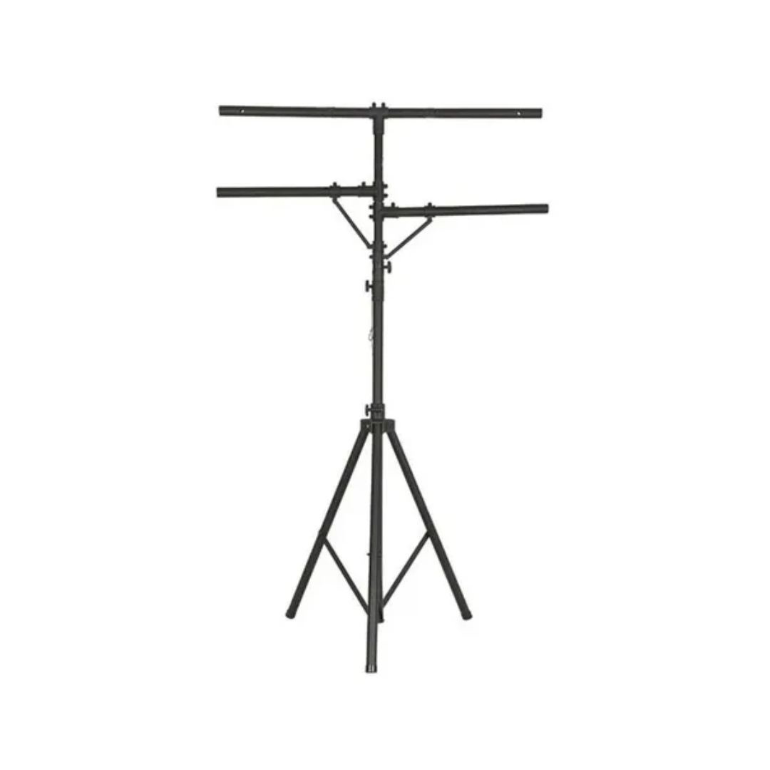BY852 Stand para iluminación pro, base tripode, negro.