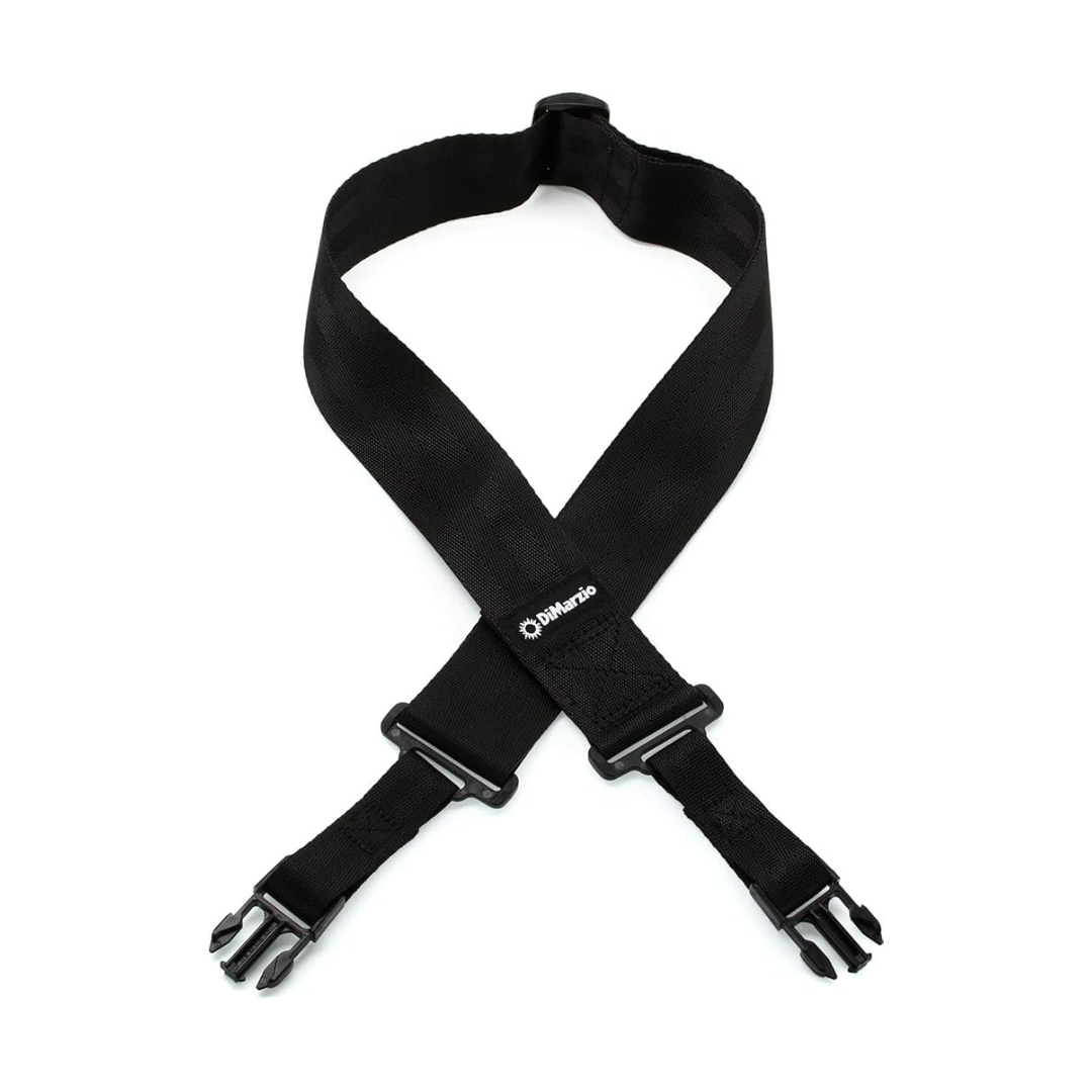 DD2200BK Guinda (strap) negro para guitarra con clip lock