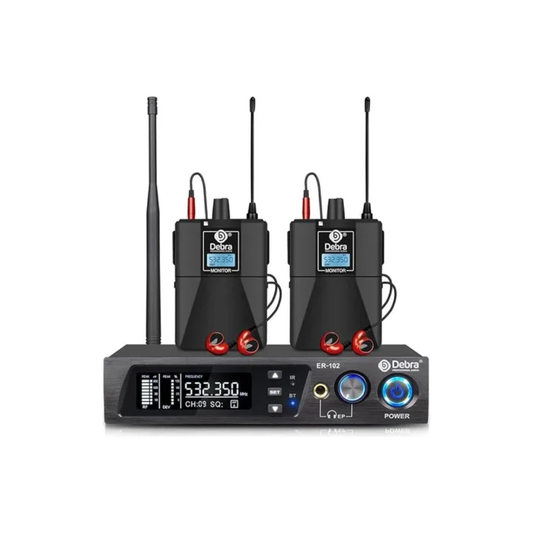 ER1022 Sistema inalambrico in-ear UHF, 2pack