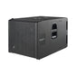 EVENT115A Corneta sub-bajo, amplificada, posee 1-15", 600Wrms, 131dB