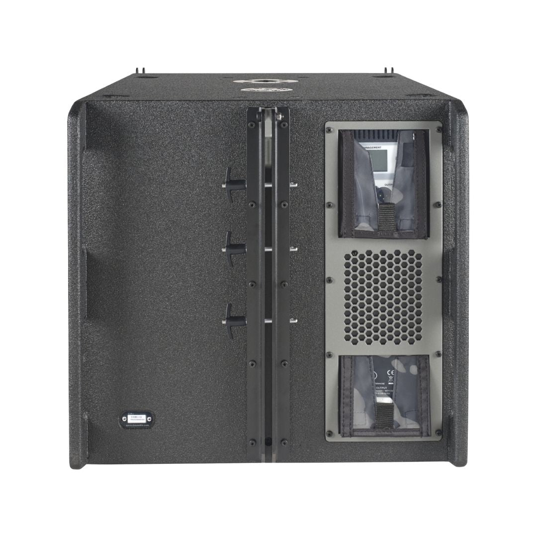 EVENT115A Corneta sub-bajo, amplificada, posee 1-15", 600Wrms, 131dB