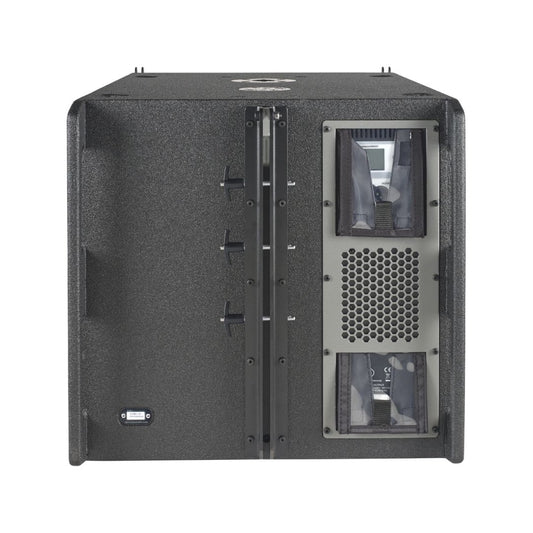 EVENT115A Corneta sub-bajo, amplificada, posee 1-15", 600Wrms, 131dB