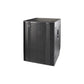 EVENT121A Corneta sub-bajo, amplificada, posee 1-21", 1600W, 141dB