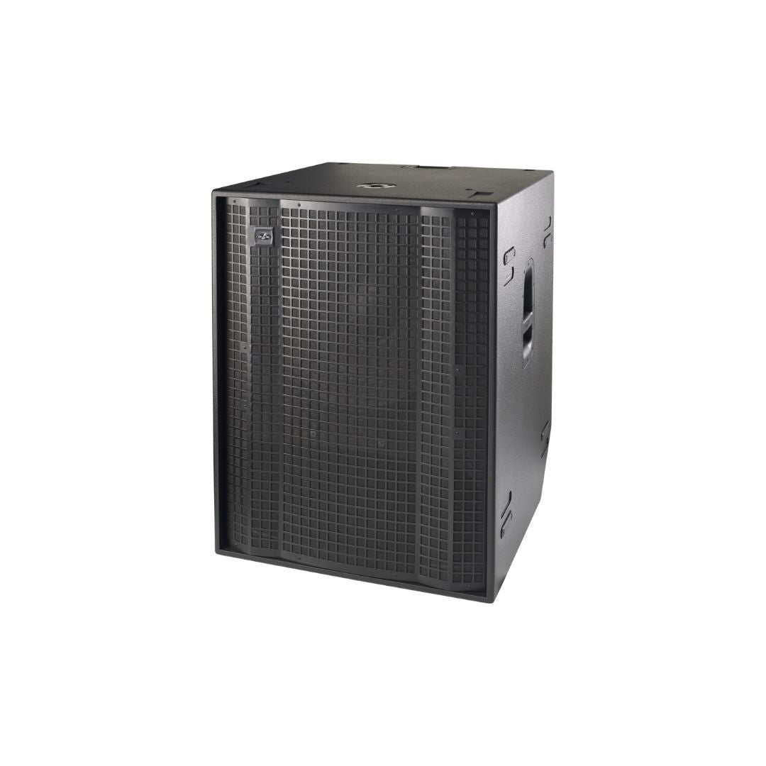 EVENT121A Corneta sub-bajo, amplificada, posee 1-21", 1600W, 141dB