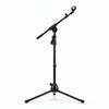 BY776 Stand con boom para mic, telescopico, base tripode, negro.