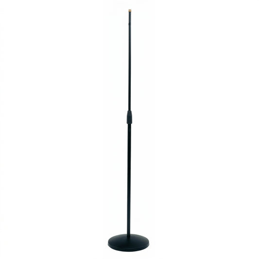 NB222 Soporte recto de microfono con base redonda
