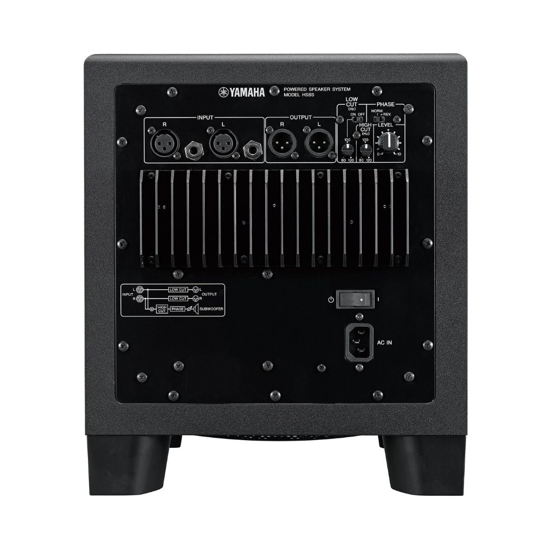 HS8S Corneta tipo sub bajo amplificado, con 1-8",  150Wrms.
