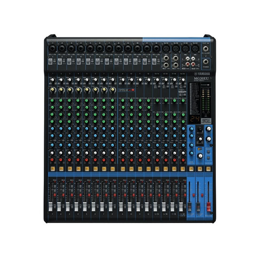 MG20XU Consola de audio+USB.Canales:16mics+12mono+4str,4group+1strbus.4aux.Fx