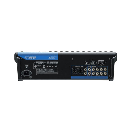 MG20XU Consola de audio+USB.Canales:16mics+12mono+4str,4group+1strbus.4aux.Fx