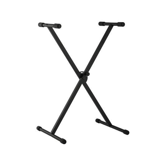 NB611 Stand tipo "X" para  teclado, patas sencillas, negro,