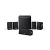 NSP41 Sistema de cornetas 5.1 para home cinema, color negro