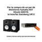HS7 Monitor de estudio amplificado, 1-6.5" -PAR- incluye Interfaz UR12 de Steinberg