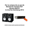HS7 Monitor de estudio amplificado, 1-6.5" -PAR- incluye Interfaz UR12 de Steinberg