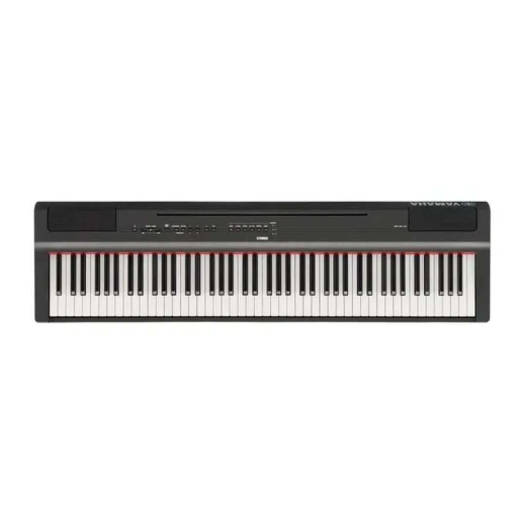 P125AB Piano electronico de 88 teclas, negro, no incluye el PA150B
