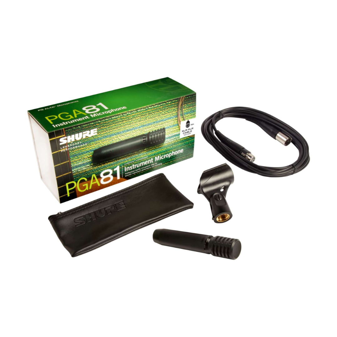 PGA81XLR Microfono, Condensador, Cardiode, Low Z, 40-18000Hz, Cable 4.57m