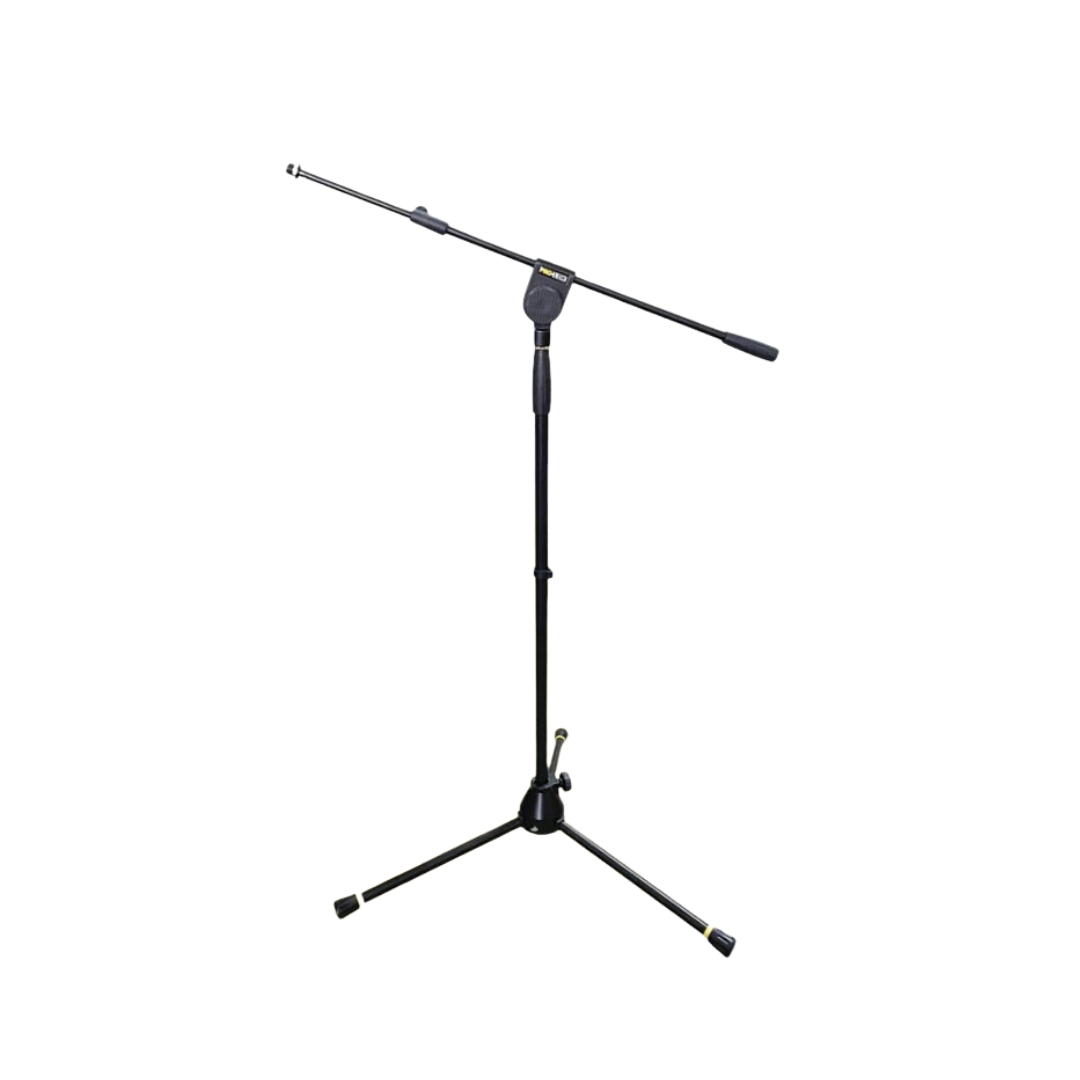 PMB950 Stand con boom para mic, telescopico, base tripode, negro.