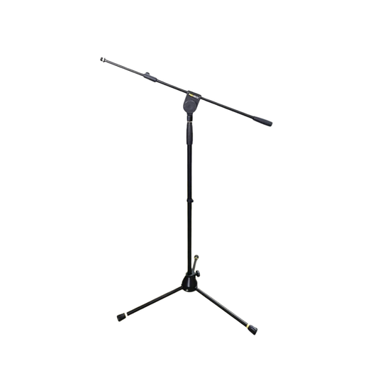 PMB950 Stand con boom para mic, telescopico, base tripode, negro.