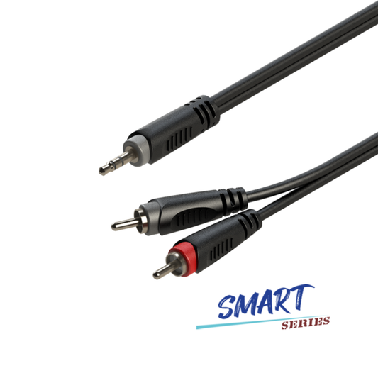Cable mini plug Trs 3.5mm - 2x Rca, Smart, varias longitudes