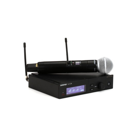 SLXD24SM58L55 Micrófono inalámbrico de mano, capsula SM58, Freq L55
