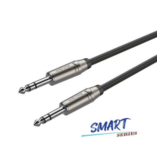 Cable plug ¼" TRS - ¼" TRS. Smart, varias longitudes