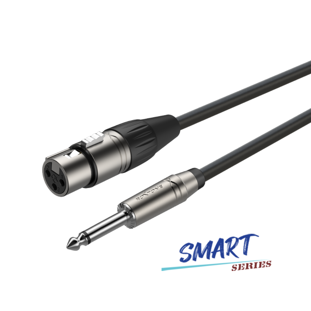 Cable XLRF - plug  ¼" TS. Smart, varias longitudes
