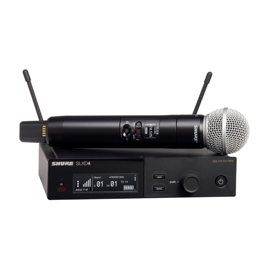 SLXD24SM58J52  Mic. inalámbrico de mano, (SM58) J52